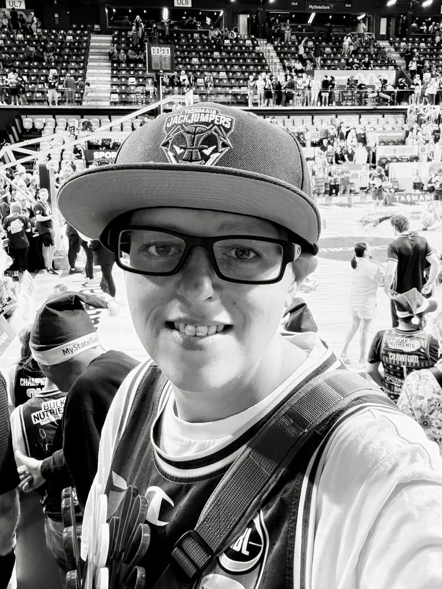 At a Tasmania JackJumpers NBL basketball game